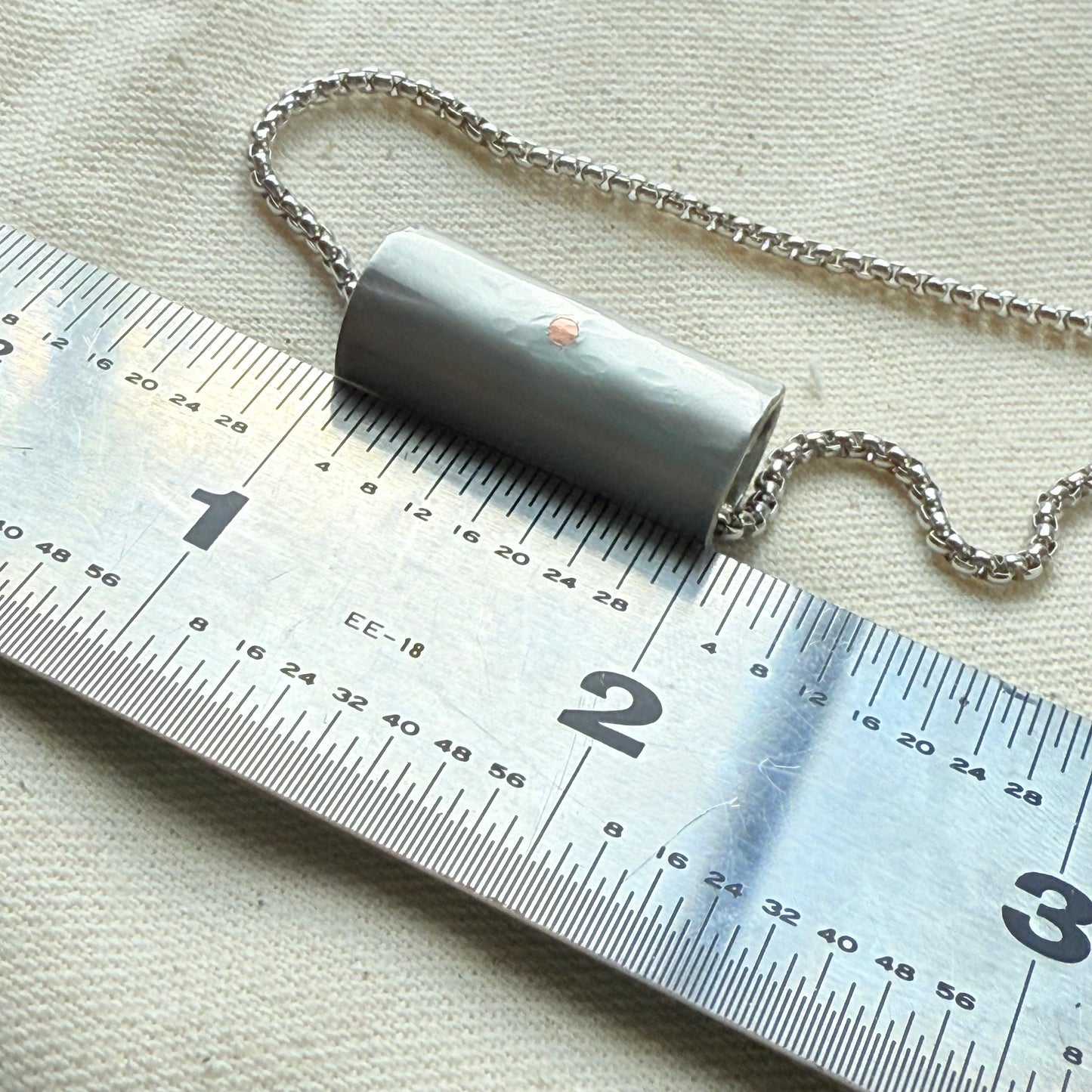 Actual handwriting or kids artwork necklace hand riveted - Drake designs jewelry