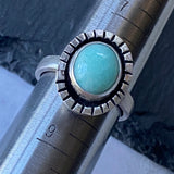 amazonite sterling silver ring hand made size 8 drake designs jewelry