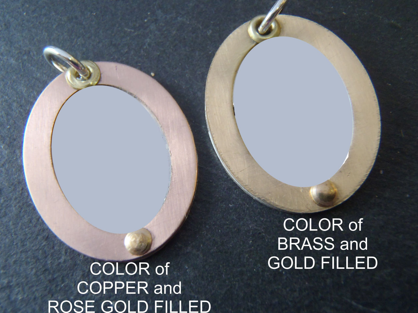 Rose gold and sterling silver mom necklace with personalized family birthstones - Drake Designs Jewelry