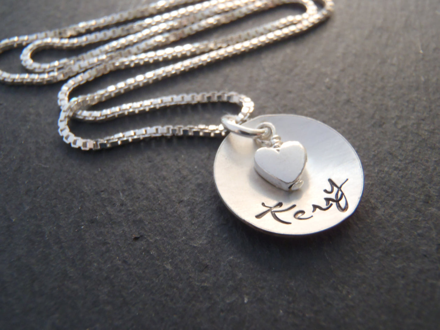 Sterling silver personalized name necklace gift for her - Drake Designs Jewelry