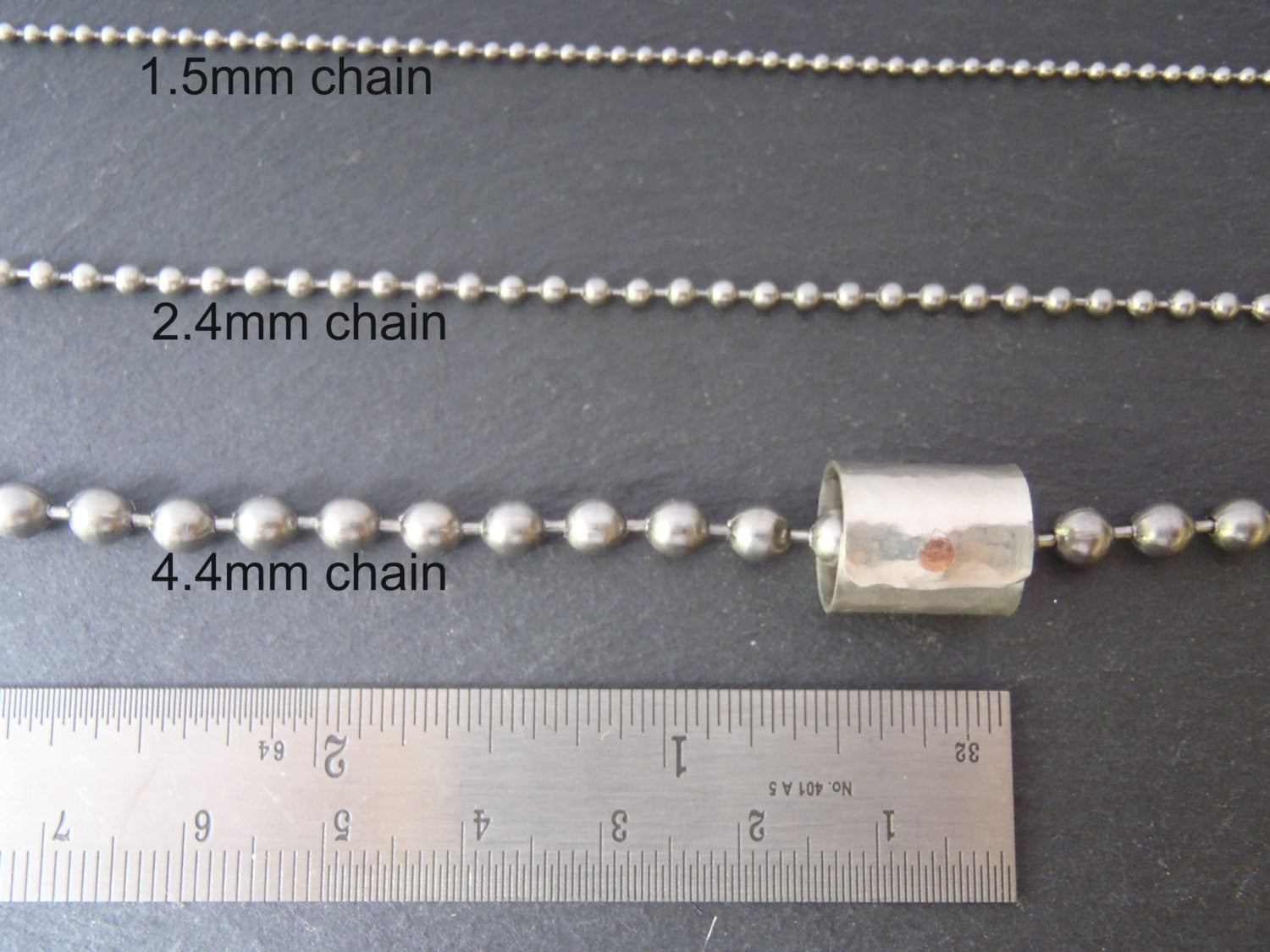 Men's Secret Message necklace engraved o the inside - jewelry with a message - Drake Designs Jewelry