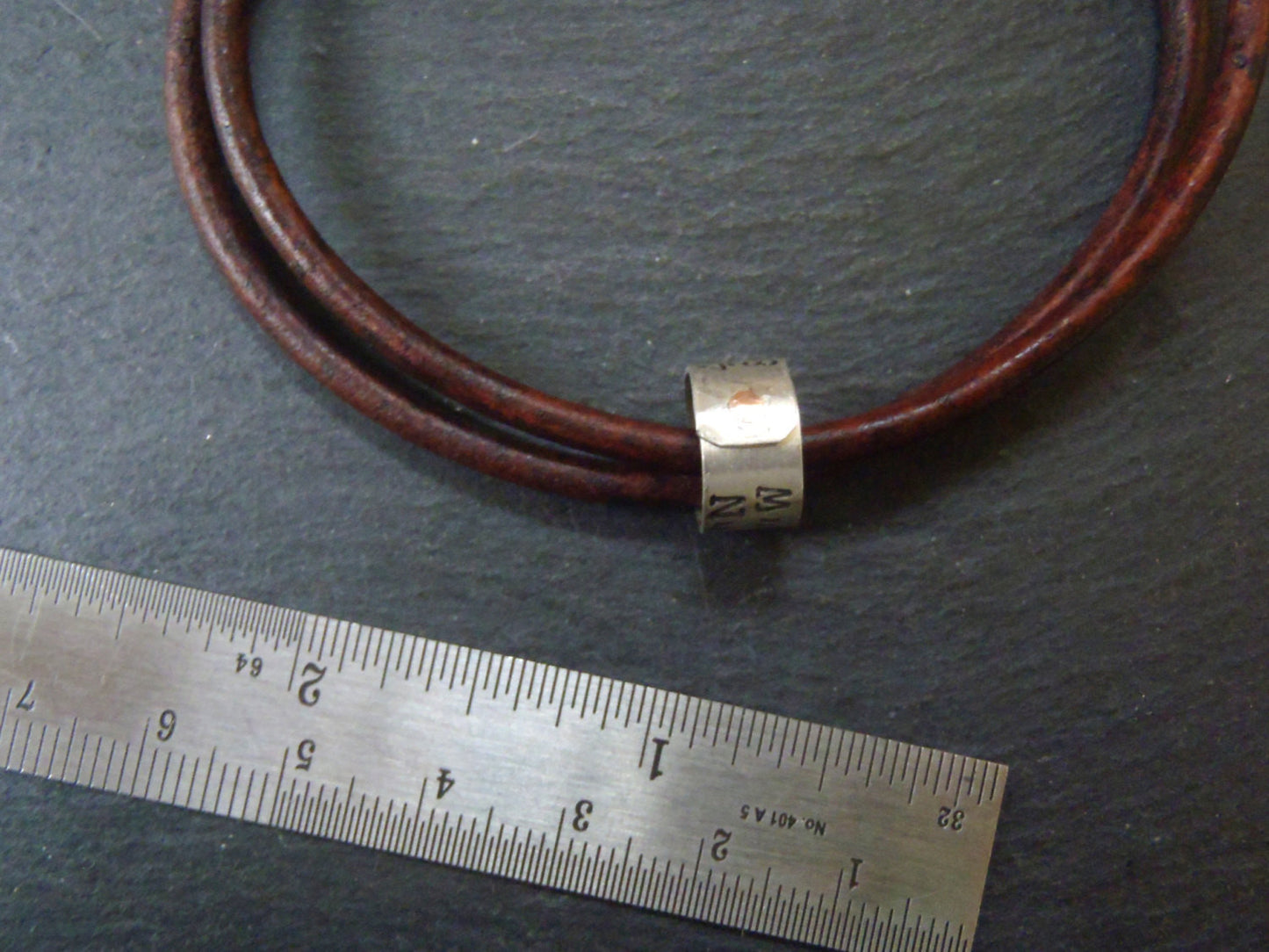 Personalized Coordinates women's or men's leather bracelet - Drake Designs Jewelry