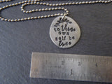 to thine own self be true inspirational Shakespeare necklace gift for women - Drake Designs Jewelry