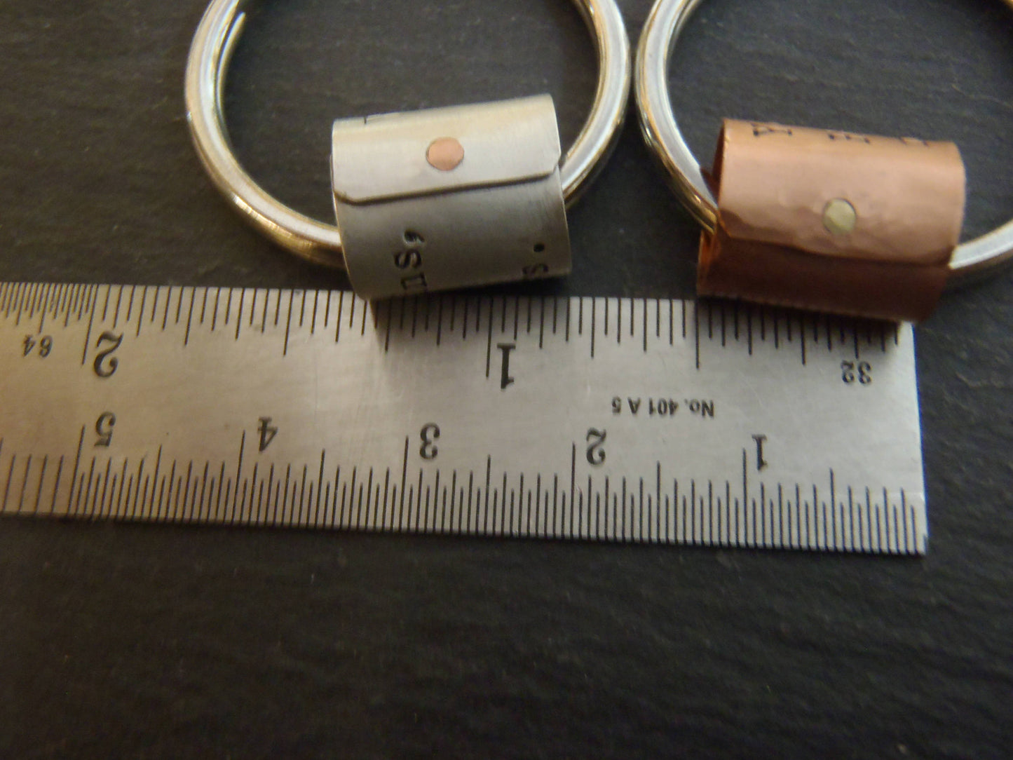 personalized key chain with custom message - Drake Designs Jewelry