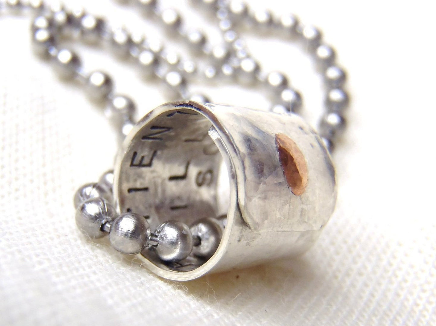 Personalized Secret Message Necklace with your meaninful message inside - Drake Designs Jewelry