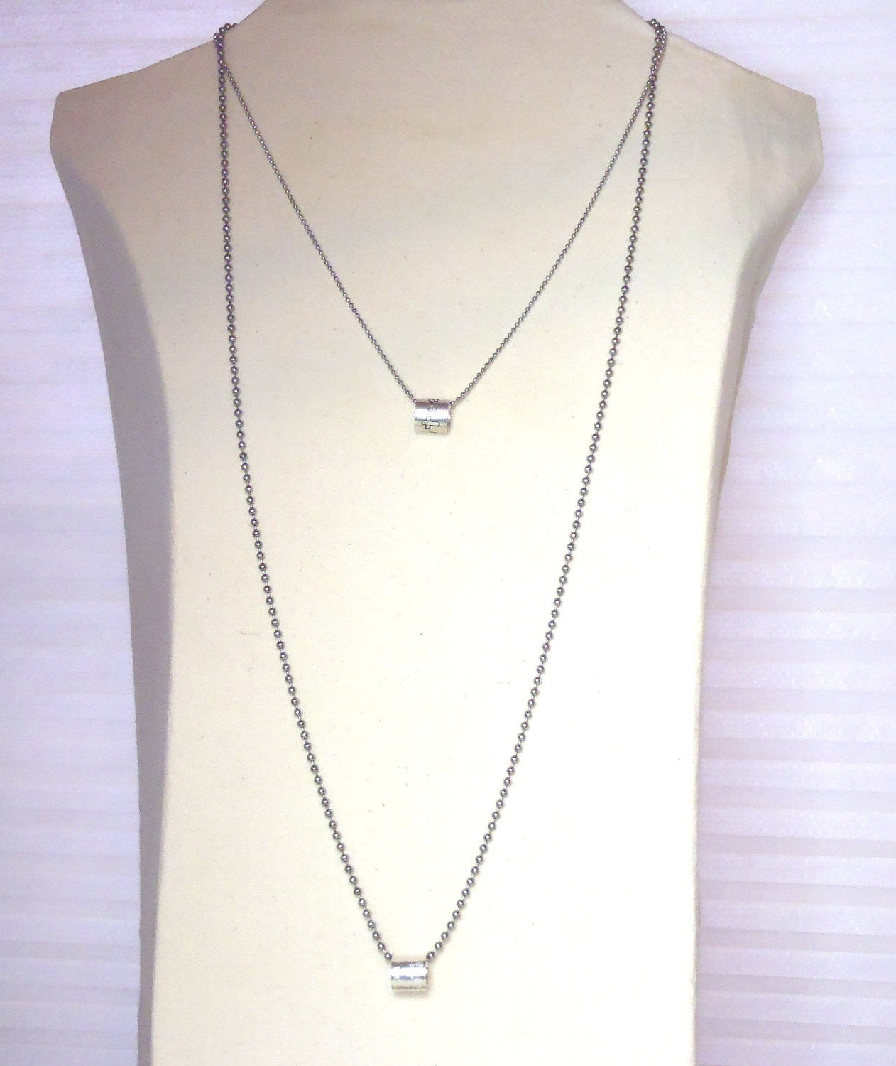 Personalized Secret Message Necklace with your meaninful message inside - Drake Designs Jewelry