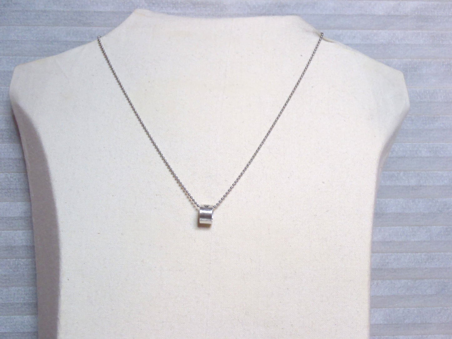 Personalized Pet memorial Necklace for dog or cat with stamped pawprint and name inside the charm - Drake Designs Jewelry