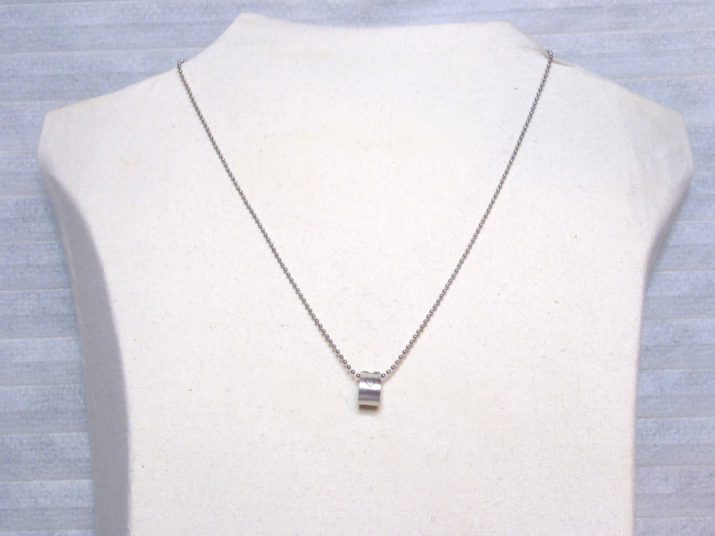 I carry your heart necklace with message hidden inside - Drake Designs Jewelry