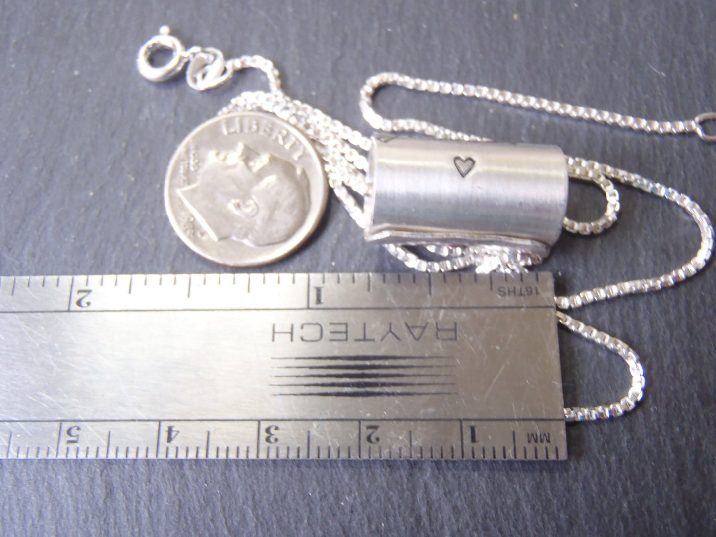 sterling silver personalized inspirational necklace custom inspirational quote hand stamped jewelry gifts for women - Drake Designs Jewelry