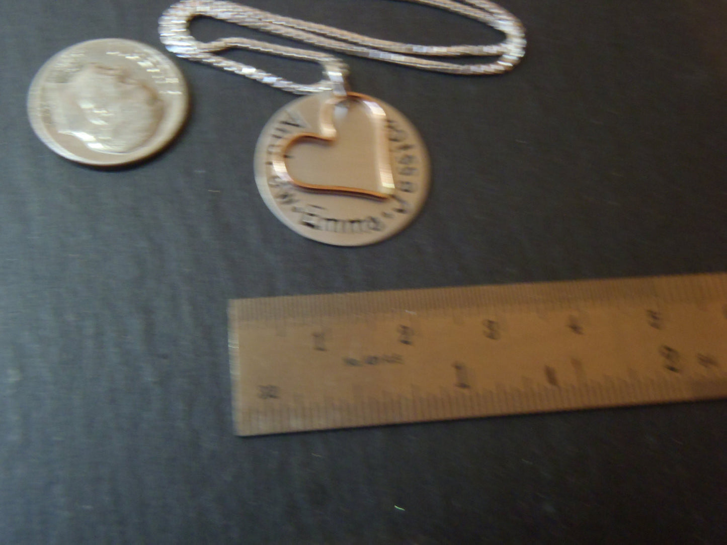 Sterling silver and rose gold fill mom necklace personalized with names - Drake Designs Jewelry