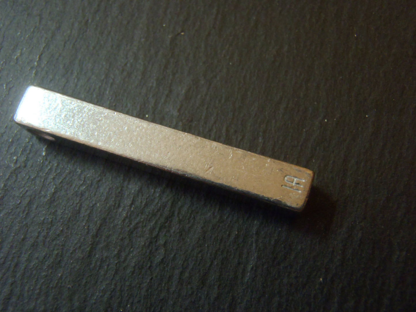 Roman Numeral 3D bar necklace personalized for men or women - Drake Designs Jewelry