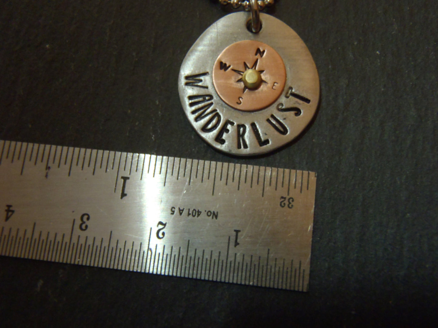 Travel compass necklace wanderlust necklace gifts for traveler wanderlust jewelry mixed metal - Drake Designs Jewelry