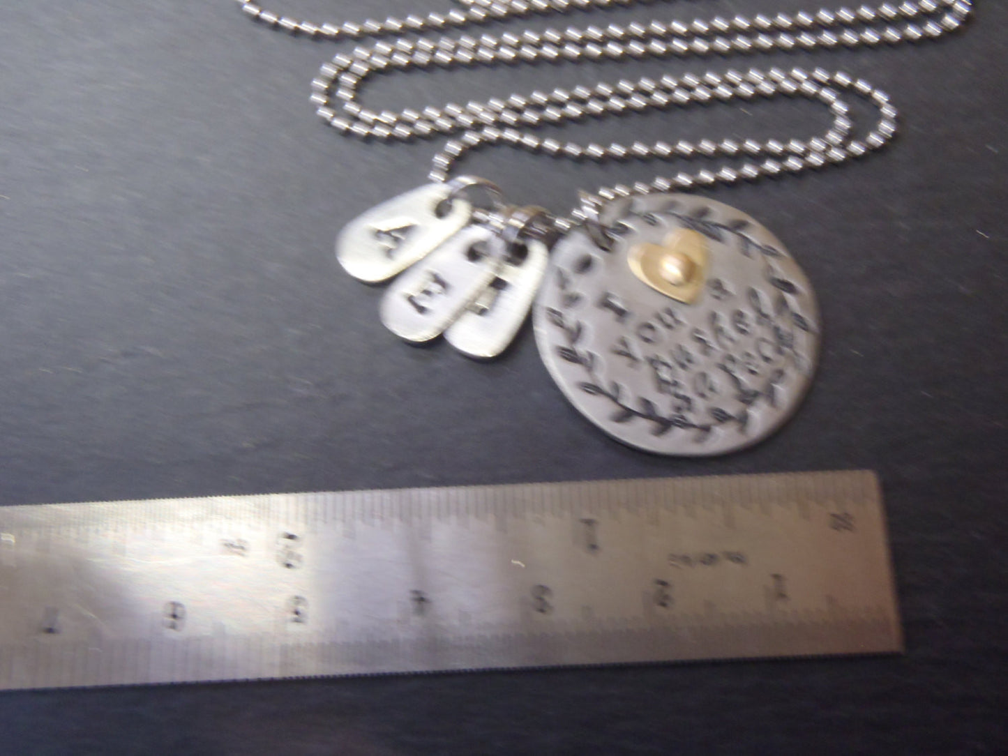 I love you a bushel and a peck necklace personalized for grandma or mom - Drake Designs Jewelry