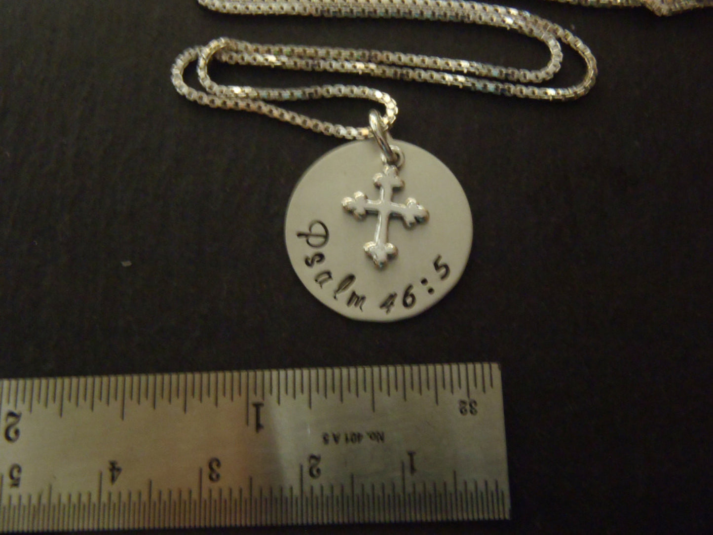 Scripture Jewelry - Sterling silver personalized Bible verse necklace - Drake Designs Jewelry