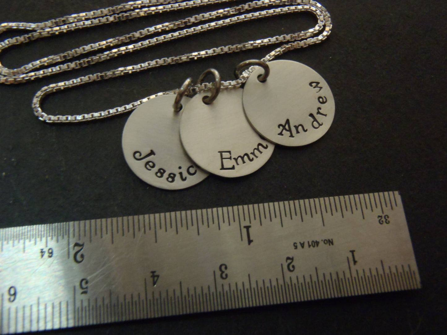 Sterling silver Mother's necklace personalized with names for mom - Drake Designs Jewelry