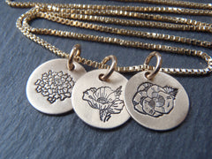 Birth Flower Jewelry