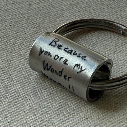 Actual Handwriting Keychain memorializing Your loved ones Handwritten Memory or kids artwork - drake designs jewelry