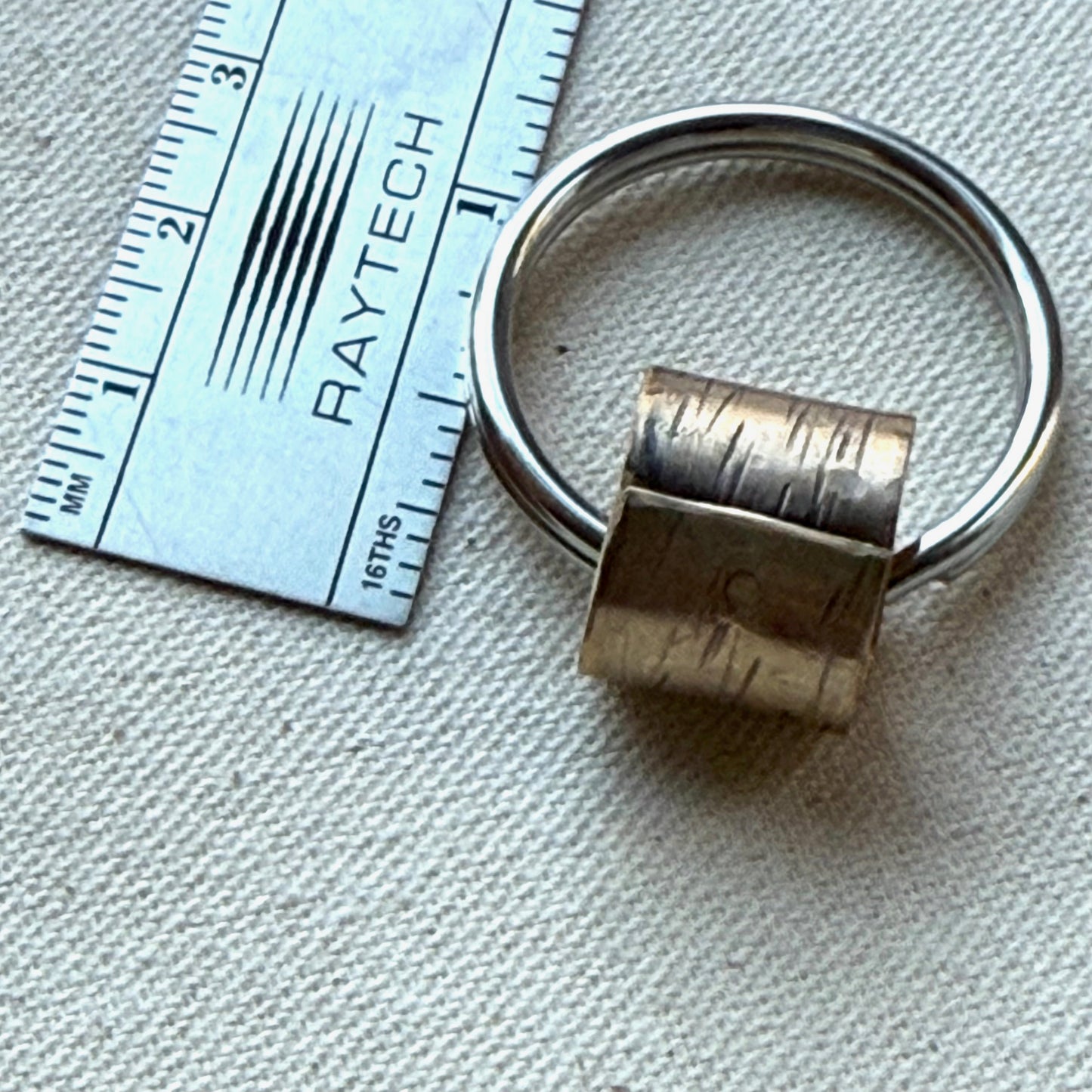 Traditional 8th Bronze anniversary  Gift Personalized with couple initials carved in tree bark with a heart - solid bronze -19th anniversary - Drake designs jewelry 