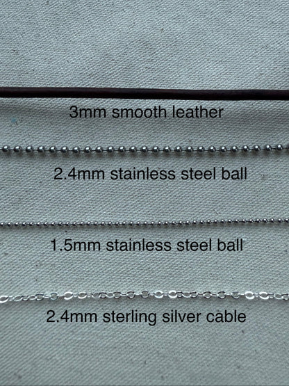 Sterling Silver and Copper - Dux Femina Facti -  Latin Phrase Necklace- a Woman was the Leader of the Deed - the Aneid