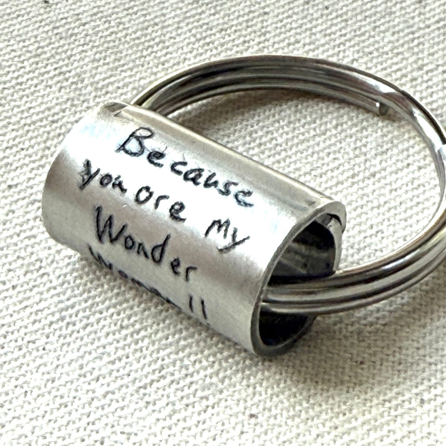 Actual Handwriting Keychain Personalized with Your Handwritten Memory or kids artwork - drake designs jewelry