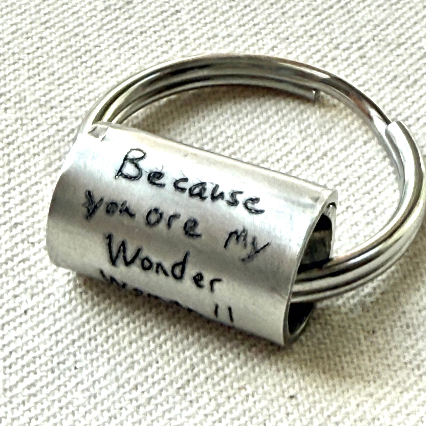 Actual Handwriting Keychain Personalized with Your Loved ones Handwritten Memory or kids artwork - drake designs jewelry
