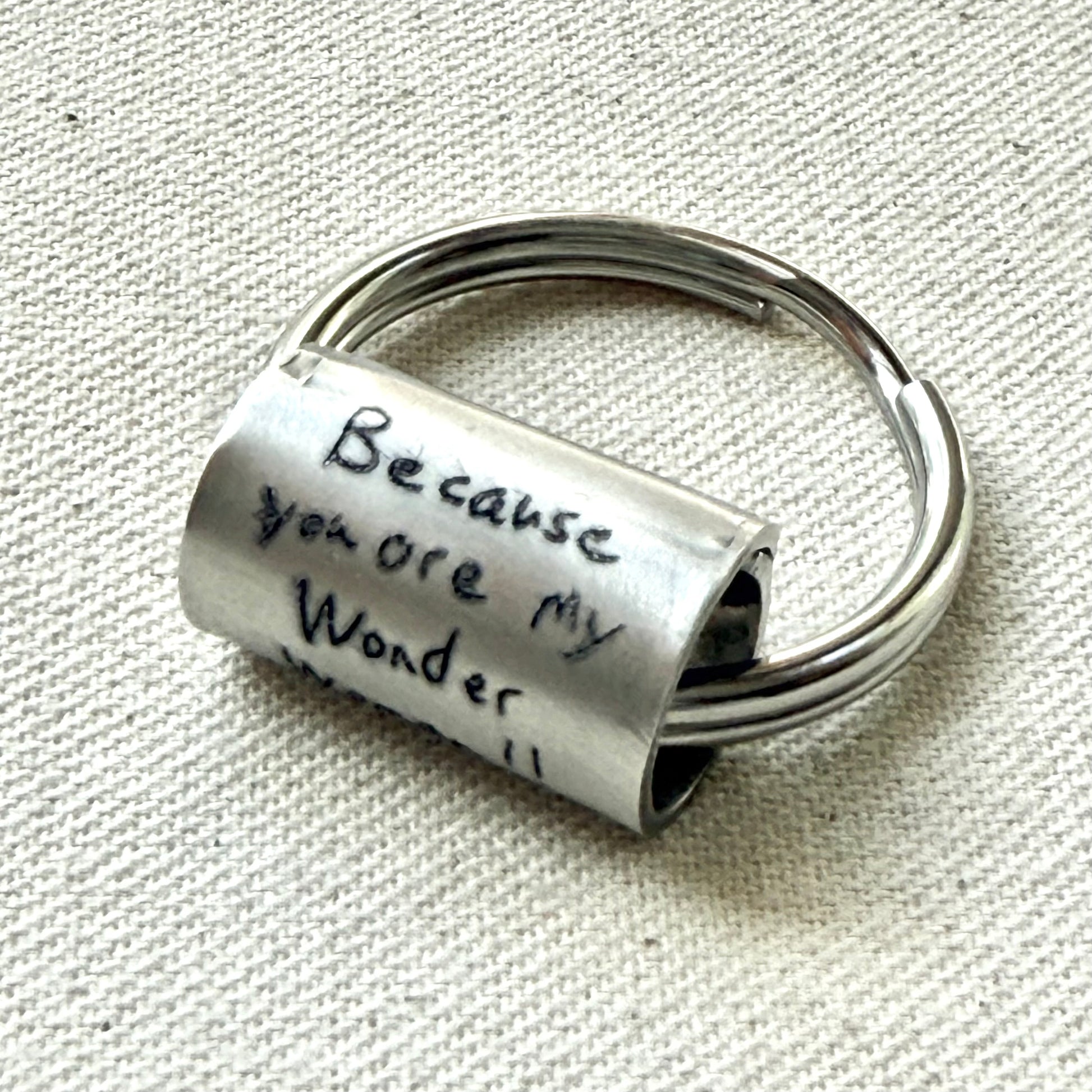 Actual Handwriting Keychain memorializing Your loved ones Handwritten Memory or kids artwork - drake designs jewelry