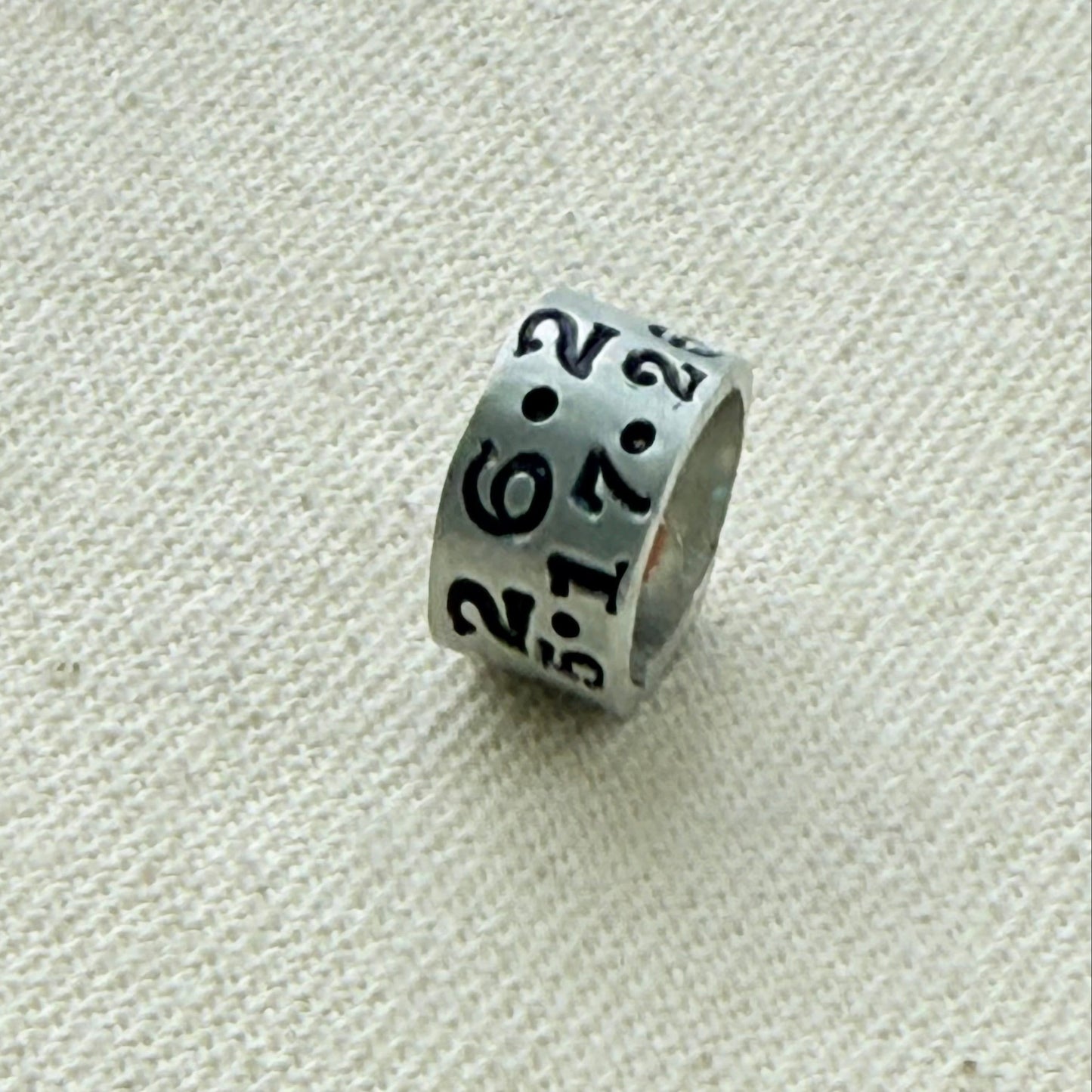 Personalized marathon bead charm  - Drake designs jewelry