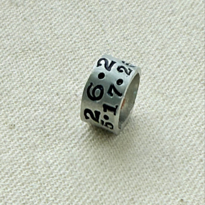 Personalized marathon bead charm  - Drake designs jewelry