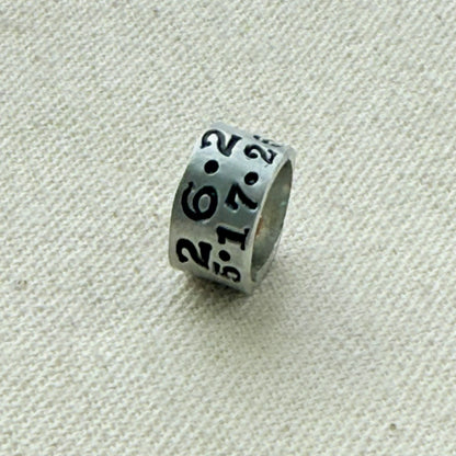 Personalized marathon bead charm  - Drake designs jewelry