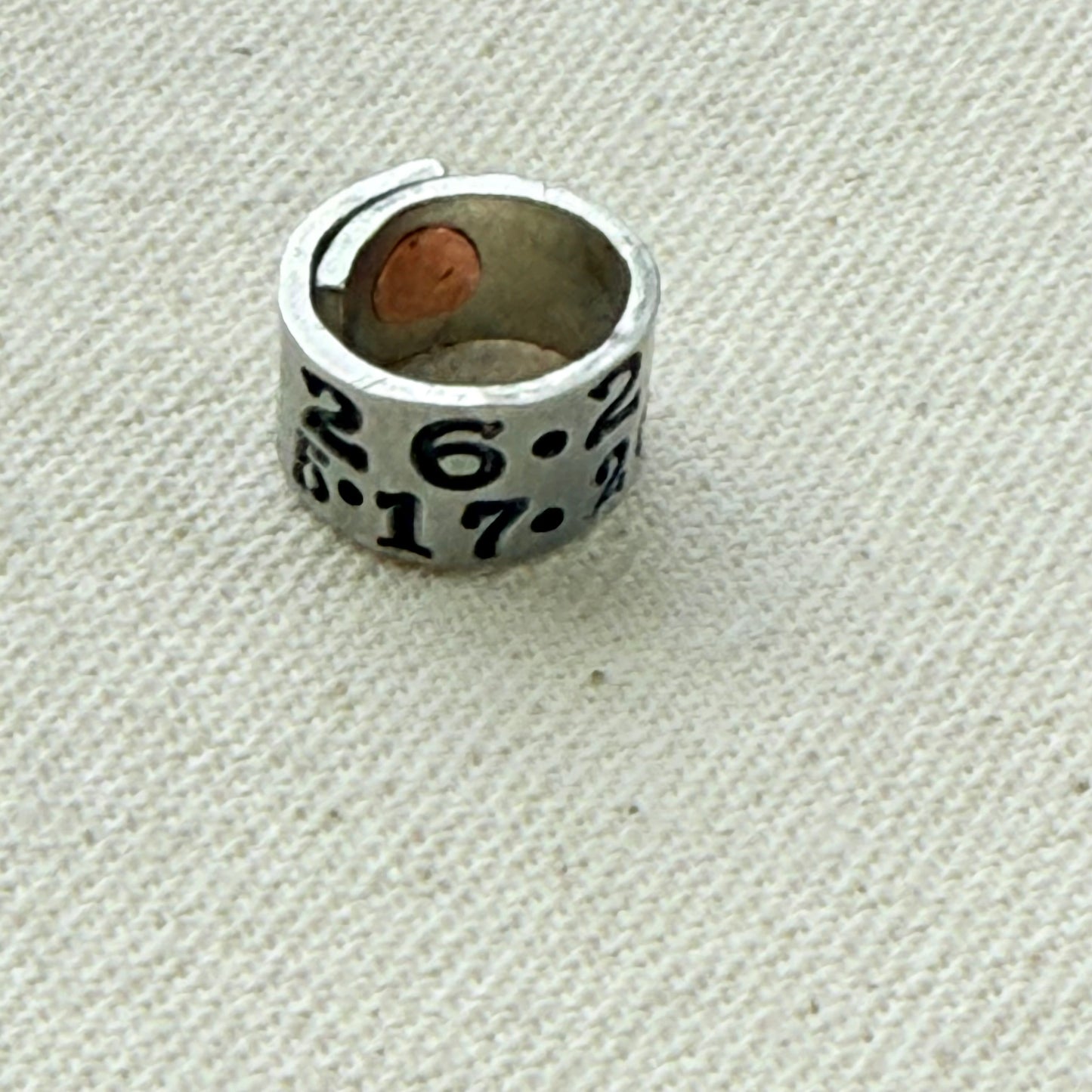 Personalized marathon bead charm  - Drake designs jewelry