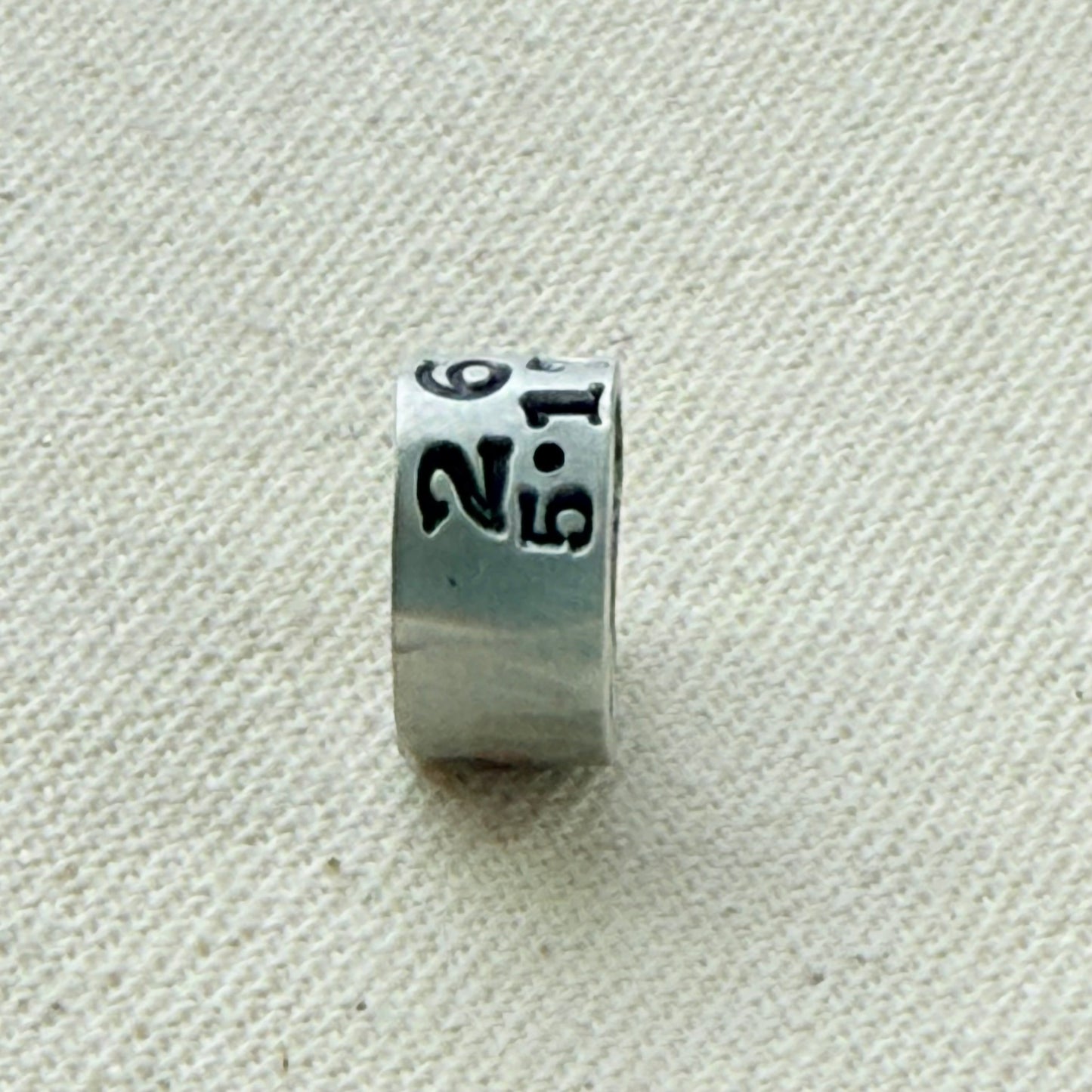 Personalized marathon bead charm  - Drake designs jewelry