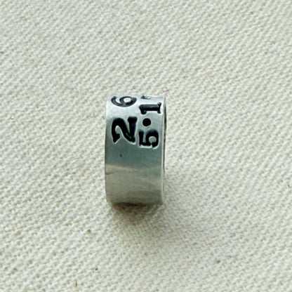 Personalized marathon bead charm  - Drake designs jewelry