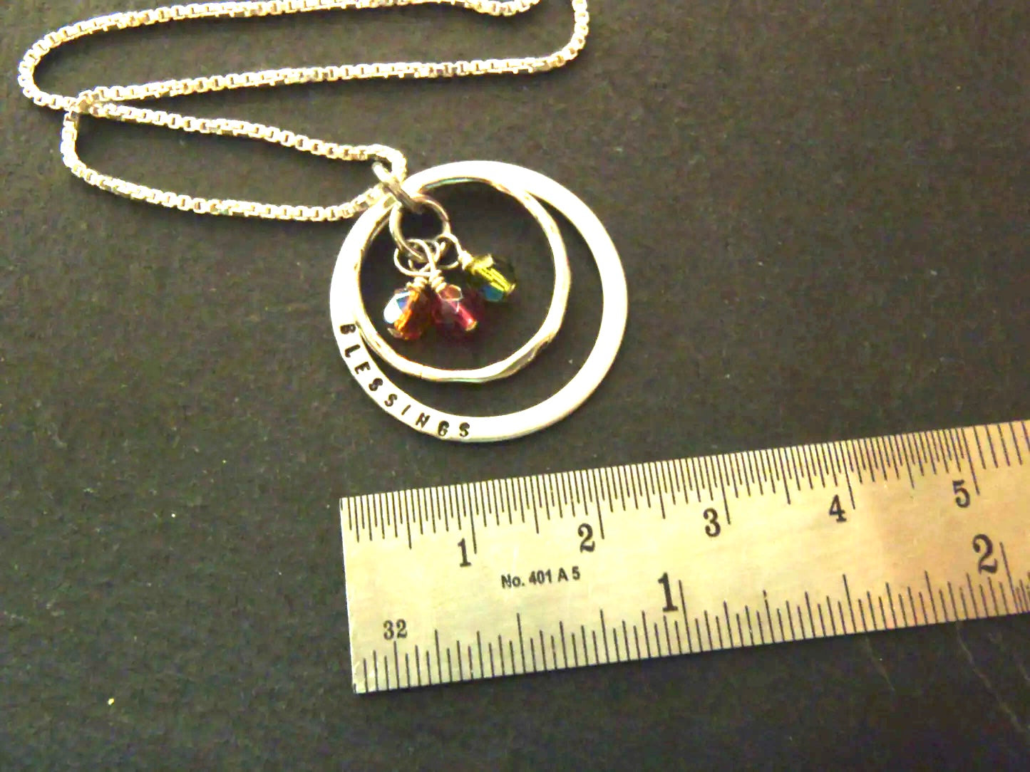 Sterling silver Personalized Mothers Necklace with Birthstones - BLESSINGS - drake designs jewelry