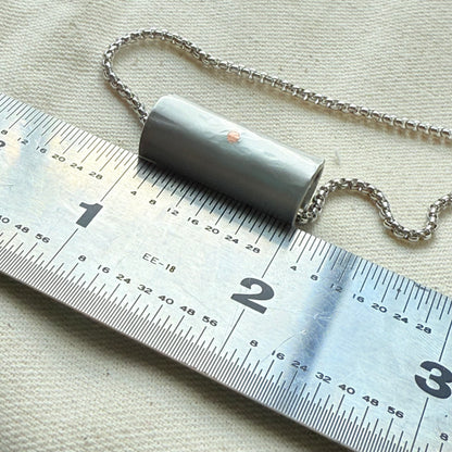 Actual handwriting or kids artwork necklace hand riveted - Drake designs jewelry