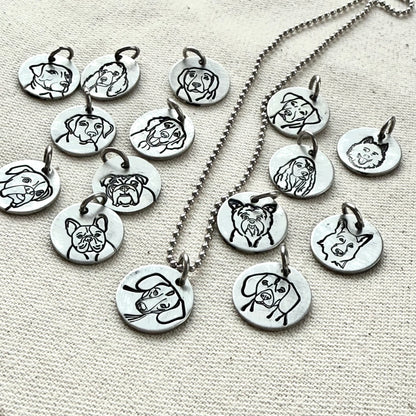 Dog Breed necklace - choose you breed - Yorkshire Terrier, Rottweiler, Poodle, Pointer, Labrador, Hound, Golden Retriever, German Shepherd, French Bulldog, Daschund, Cocker Spaniel, Samoyed, Bulldog, Boxer, Beagle