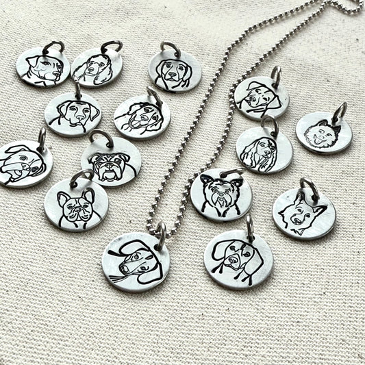 Dog Breed necklace - choose you breed - Yorkshire Terrier, Rottweiler, Poodle, Pointer, Labrador, Hound, Golden Retriever, German Shepherd, French Bulldog, Daschund, Cocker Spaniel, Samoyed, Bulldog, Boxer, Beagle