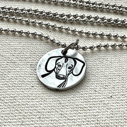 Dog Breed necklace - choose you breed - Yorkshire Terrier, Rottweiler, Poodle, Pointer, Labrador, Hound, Golden Retriever, German Shepherd, French Bulldog, Daschund, Cocker Spaniel, Samoyed, Bulldog, Boxer, Beagle