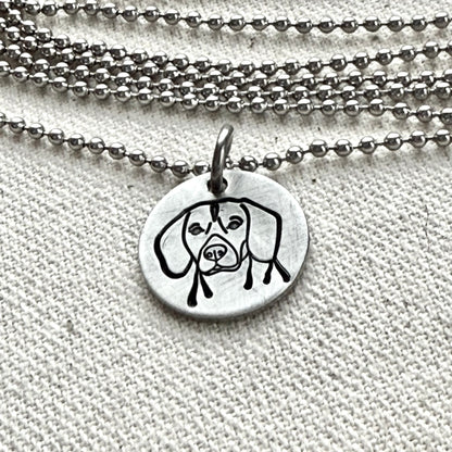 Dog Breed necklace - choose you breed - Yorkshire Terrier, Rottweiler, Poodle, Pointer, Labrador, Hound, Golden Retriever, German Shepherd, French Bulldog, Daschund, Cocker Spaniel, Samoyed, Bulldog, Boxer, Beagle