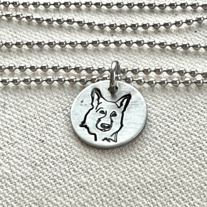 Dog Breed necklace - choose you breed - Yorkshire Terrier, Rottweiler, Poodle, Pointer, Labrador, Hound, Golden Retriever, German Shepherd, French Bulldog, Daschund, Cocker Spaniel, Samoyed, Bulldog, Boxer, Beagle