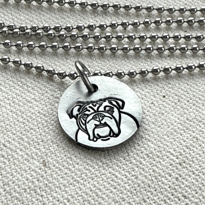 Dog Breed necklace - choose you breed - Yorkshire Terrier, Rottweiler, Poodle, Pointer, Labrador, Hound, Golden Retriever, German Shepherd, French Bulldog, Daschund, Cocker Spaniel, Samoyed, Bulldog, Boxer, Beagle