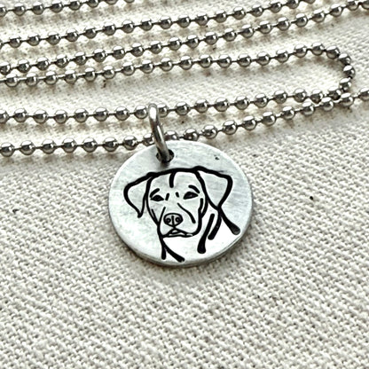 Dog Breed necklace - choose you breed - Yorkshire Terrier, Rottweiler, Poodle, Pointer, Labrador, Hound, Golden Retriever, German Shepherd, French Bulldog, Daschund, Cocker Spaniel, Samoyed, Bulldog, Boxer, Beagle