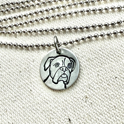 Dog Breed necklace - choose you breed - Yorkshire Terrier, Rottweiler, Poodle, Pointer, Labrador, Hound, Golden Retriever, German Shepherd, French Bulldog, Daschund, Cocker Spaniel, Samoyed, Bulldog, Boxer, Beagle