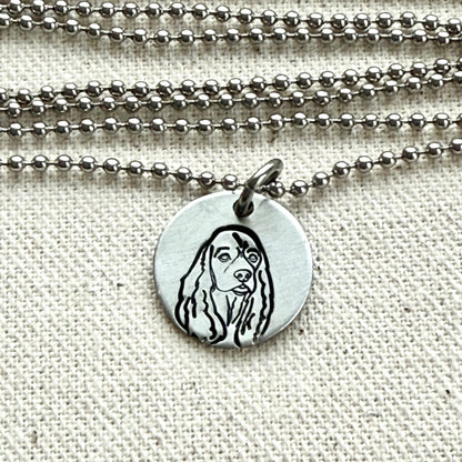 Dog Breed necklace - choose you breed - Yorkshire Terrier, Rottweiler, Poodle, Pointer, Labrador, Hound, Golden Retriever, German Shepherd, French Bulldog, Daschund, Cocker Spaniel, Samoyed, Bulldog, Boxer, Beagle