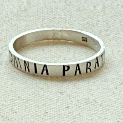 Sterling silver Poesy, Posy, Posey or Posie rings with kids names or mantra in your choice of font - drake designs jewelry