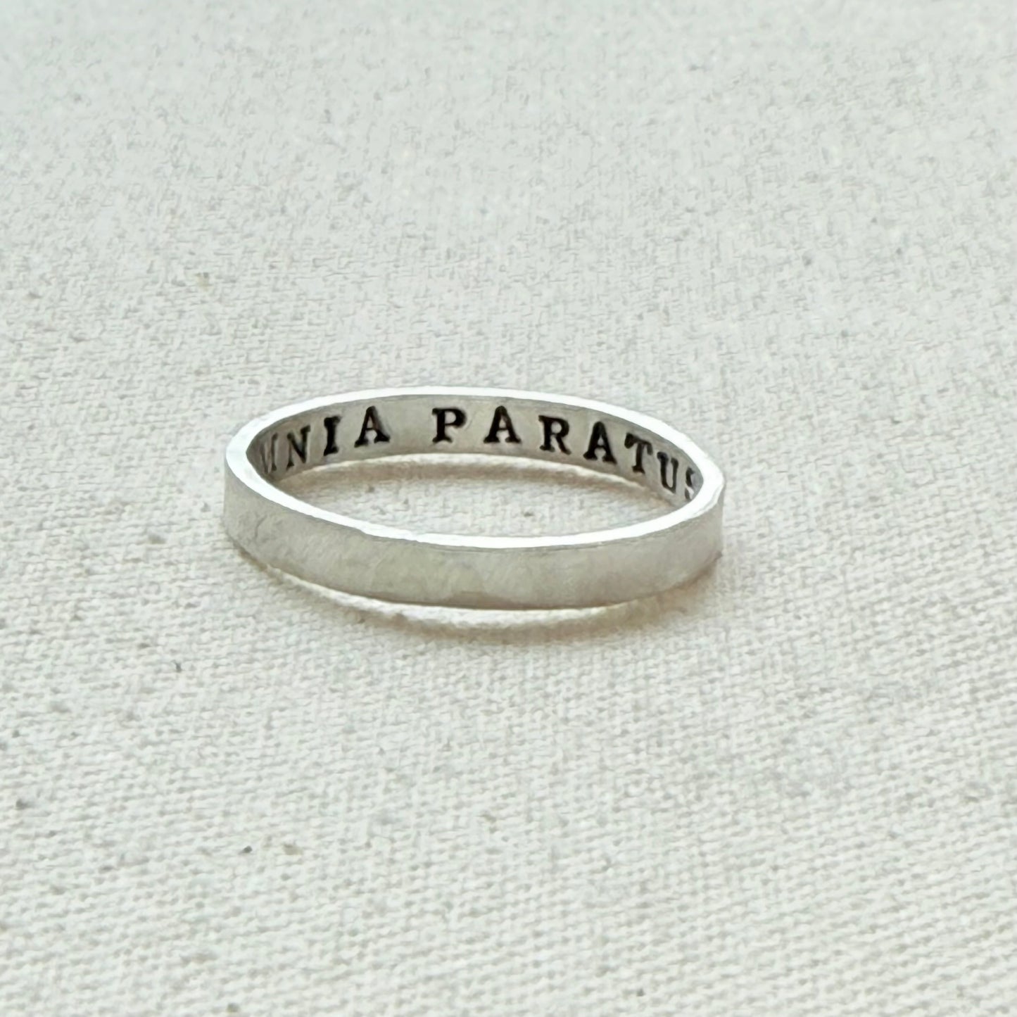 Sterling silver Poesy, Posy, Posey or Posie rings with kids names or mantra in your choice of font - drake designs jewelry