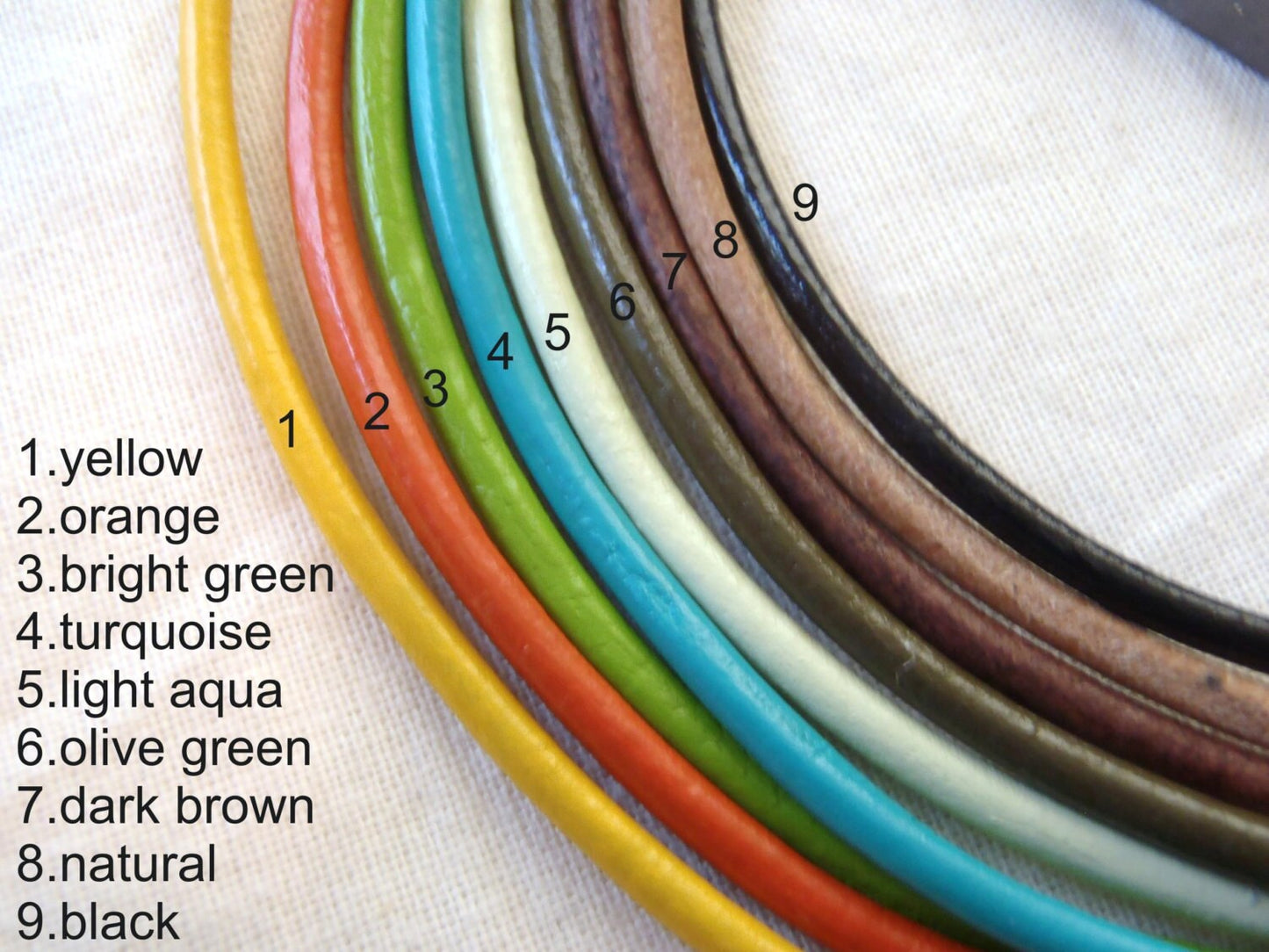 Drake designs jewelry leather bracelet color options
