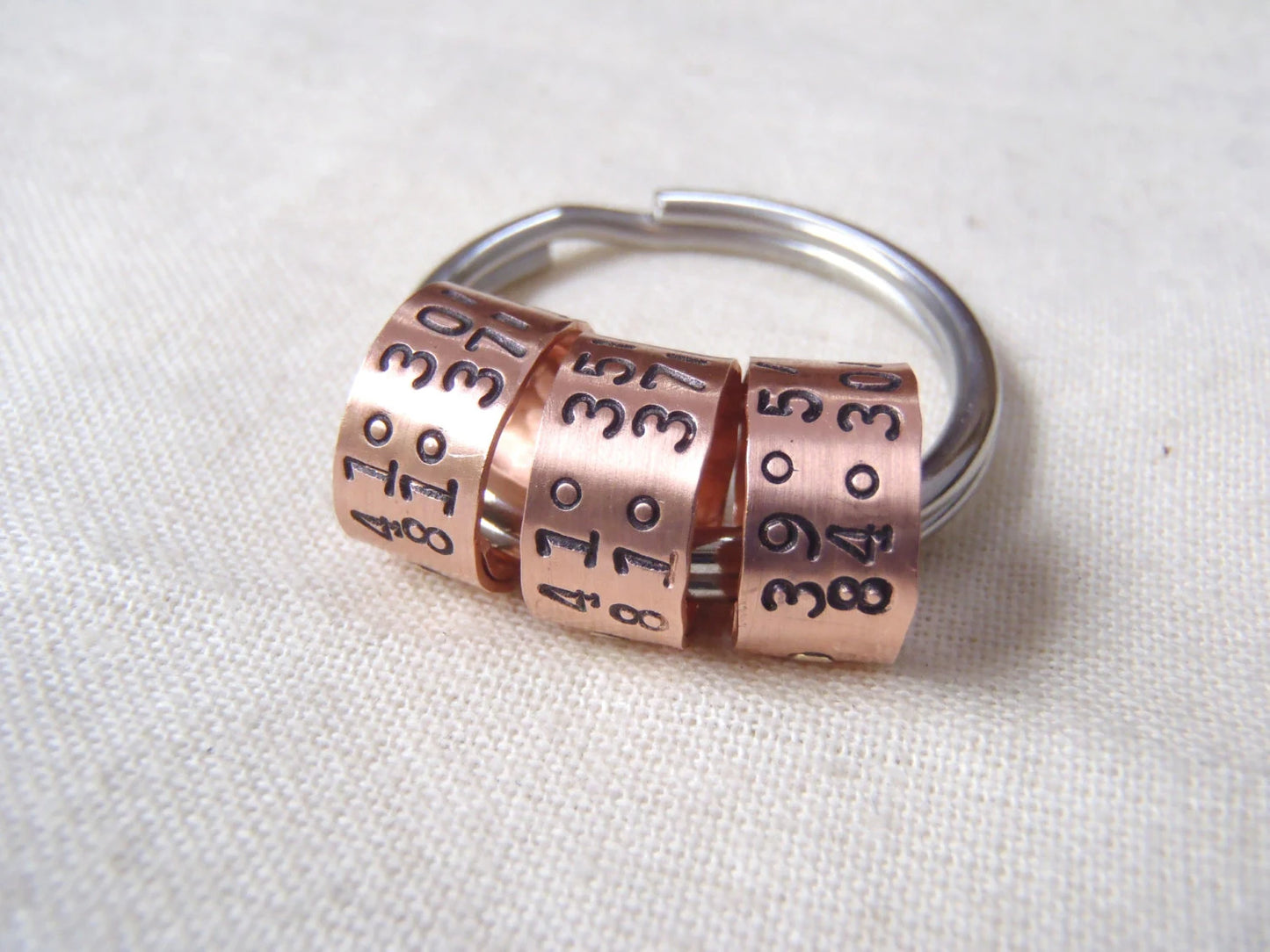 Latitude Longitude Keychain Personalized with Coordinates - 7th Anniversary Gift for Men or women - drake designs jewelry