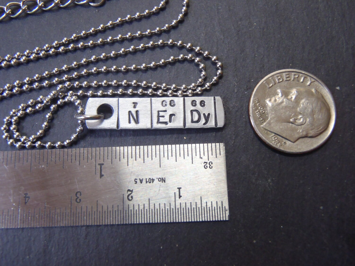 Periodic Table Necklace - NErDy Chemistry Gift - Science Jewelry - drake designs jewelry