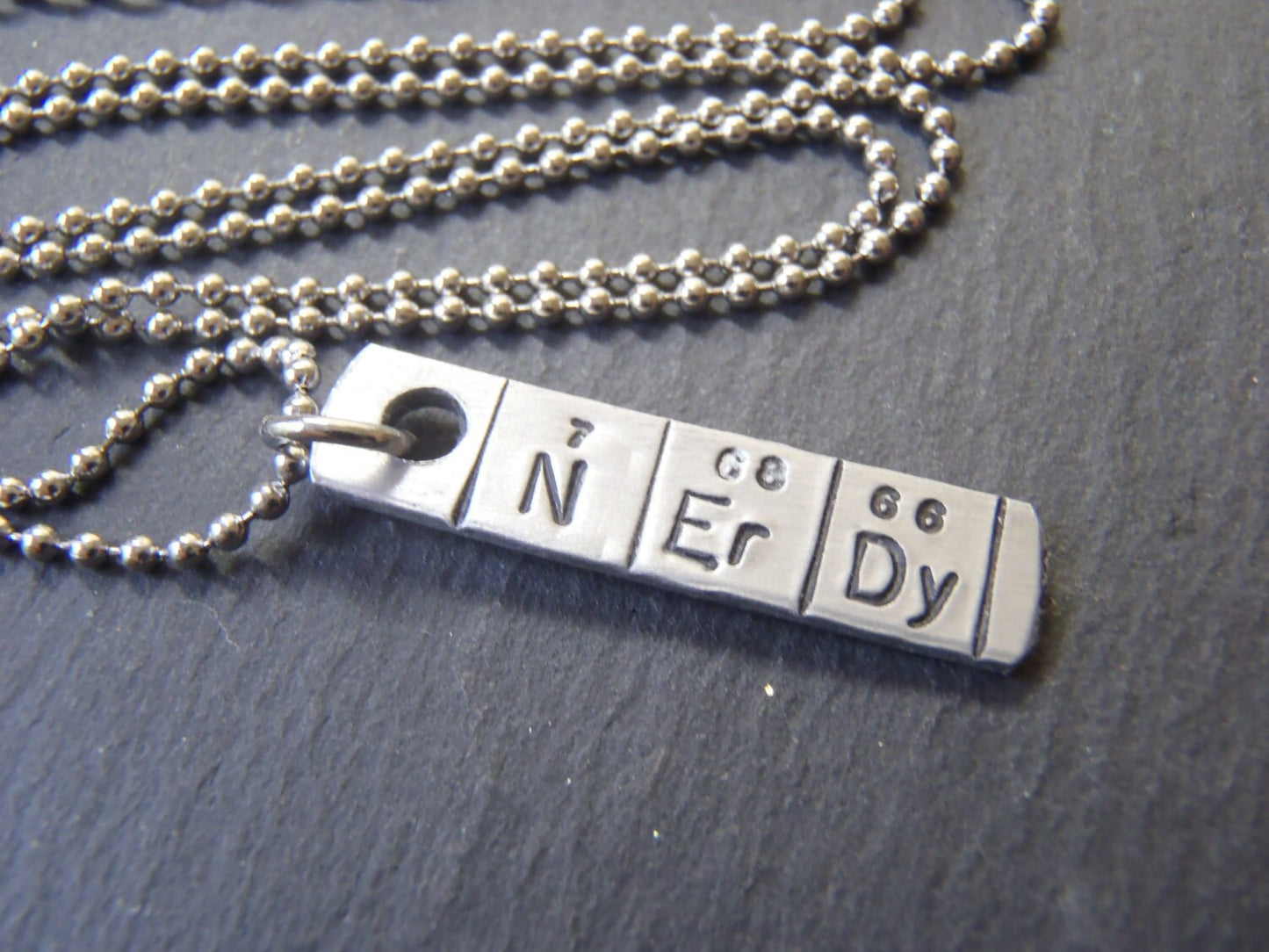 Periodic Table Necklace - NErDy Chemistry Gift - Science Jewelry - drake designs jewelry