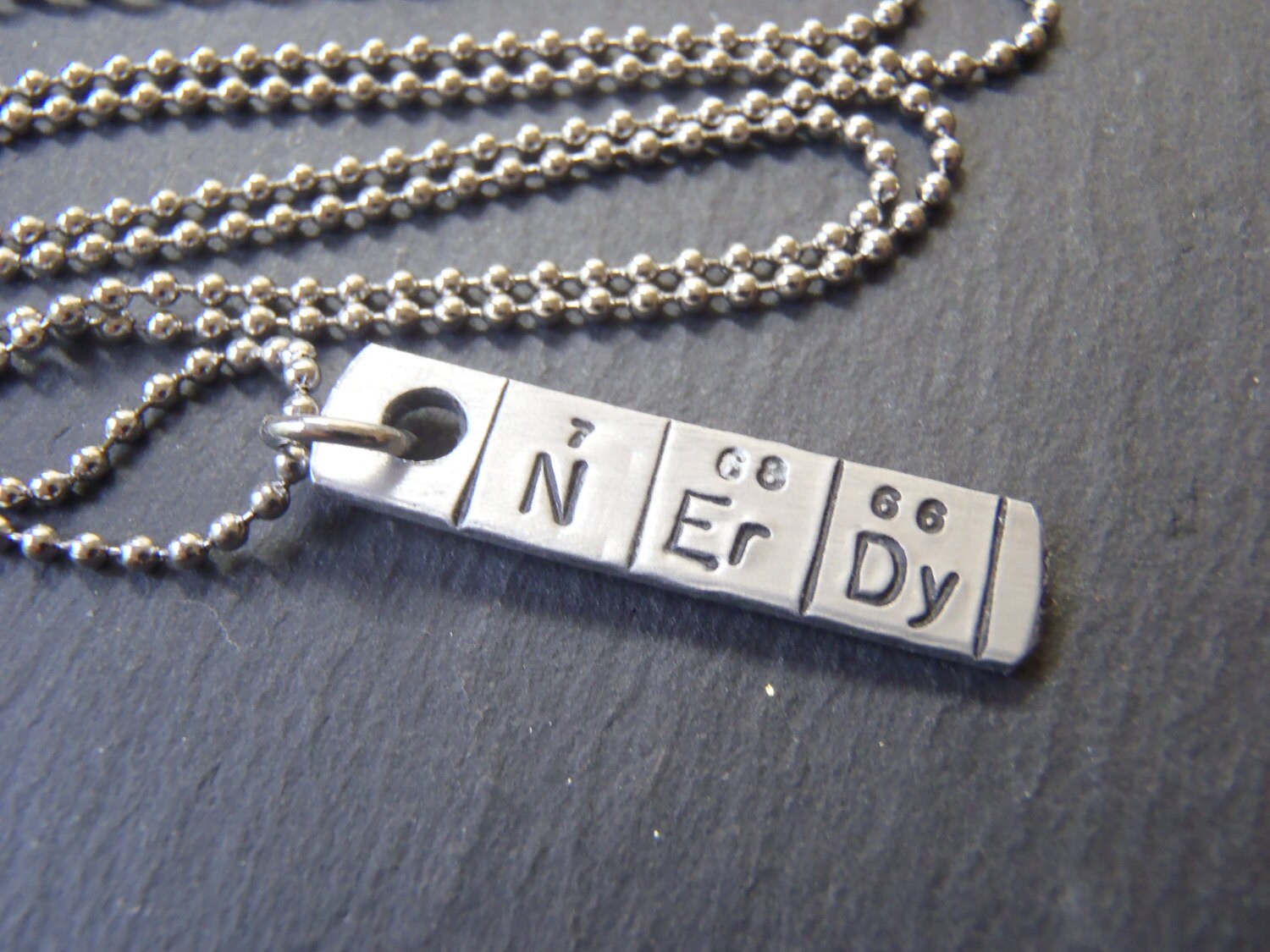 Periodic Table Necklace - NErDy Chemistry Gift - Science Jewelry - drake designs jewelry